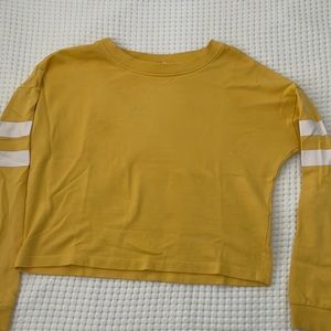 H&M Yellow Crop Sweater